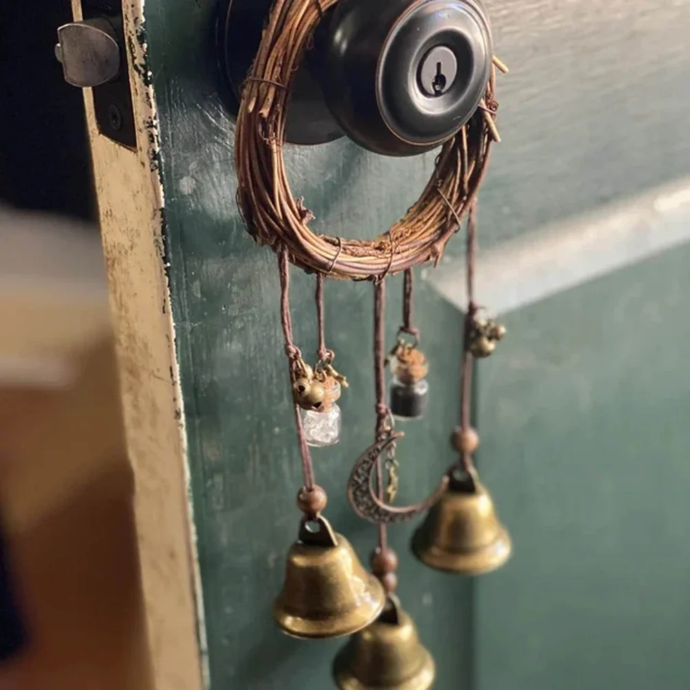  Witch Bells for Door Knob Protection,Witchy Wicca