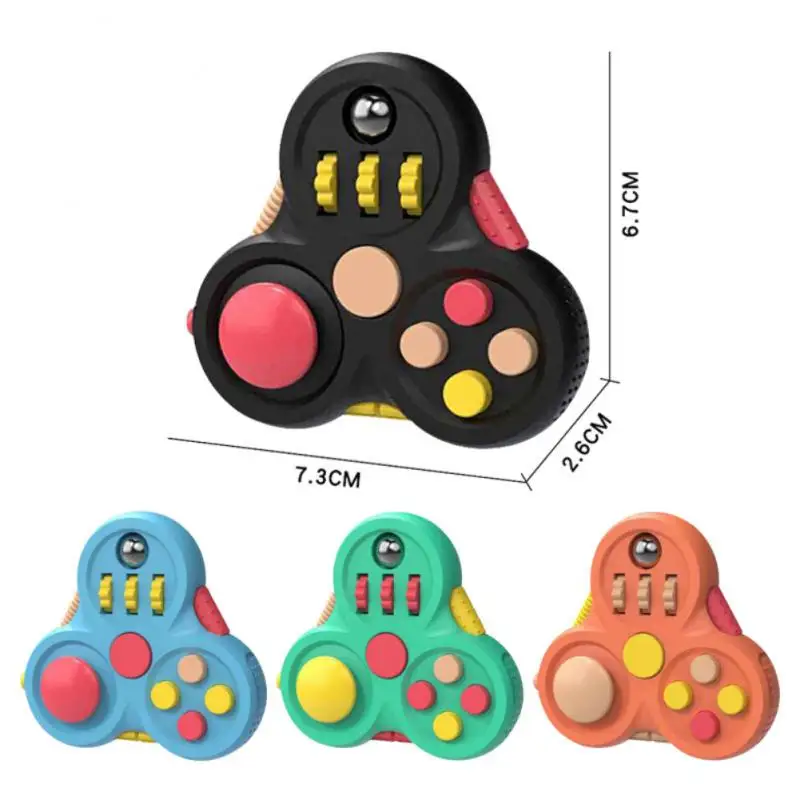 Children Decompression Toys Rotating Magic Bean Cube Fidget Toy for Autism Adhd Anxiety Relieve Adult and Kids Stress Relief Toy