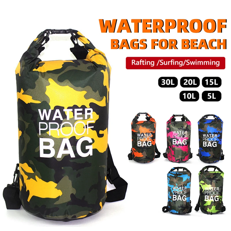 Borsa Impermeabile Earth Pak 55L - Per Kayak, Pesca, Campeggio E Sport