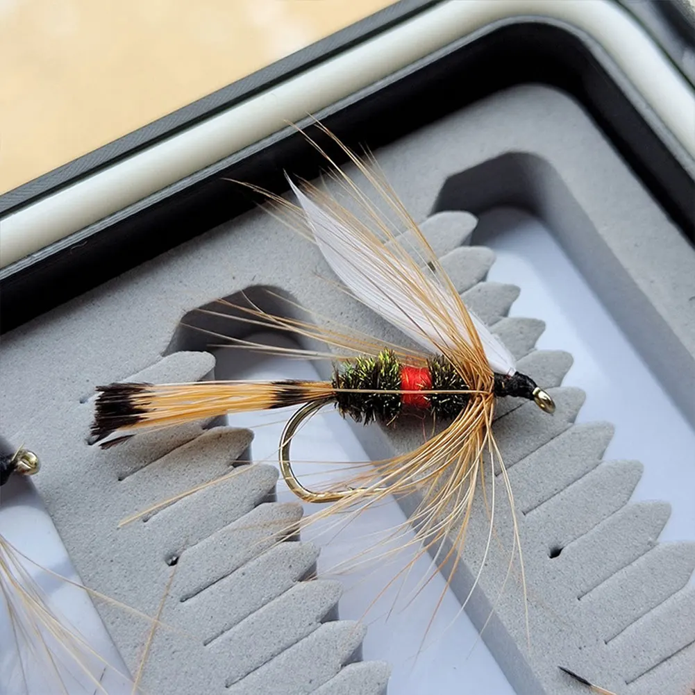 20Pcs Fly Fishing Lures Artificial Insect Fishing Baits Artificial Bait for Salmon Trout