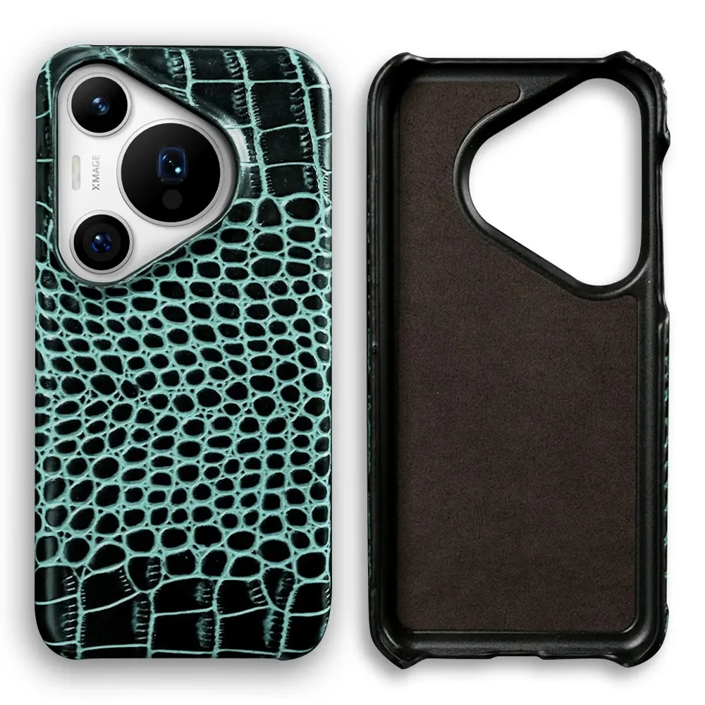 Luxurious Genuine Leather Phone Case - Premium Cowhide Back Cover
