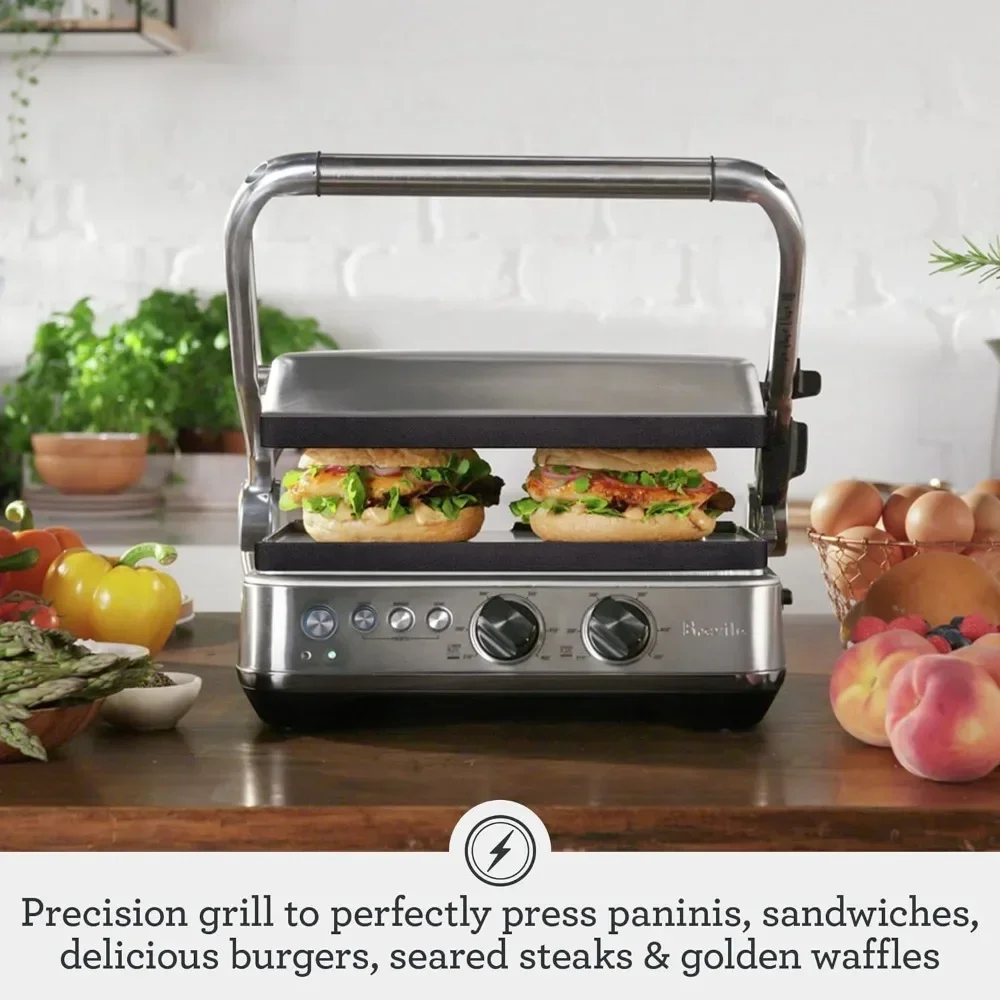 BGR700BSS the Sear and Press countertop electric grill, Medium, Brushed Stainless Steel 2