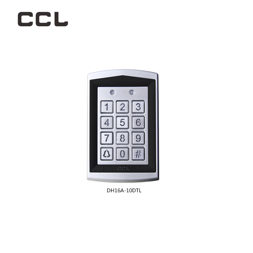 CCL IP67 Waterproof RFID Standard Standalone Access Control EM Card Reader Door Lock Opener Controler System Two Unlock Output