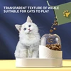 2L/3.5L Cat Automatic Feeder Water Dispenser Pet Feeding Food Container Bowl Large Capacity Plastic Solid Vertical Dog Supply 3