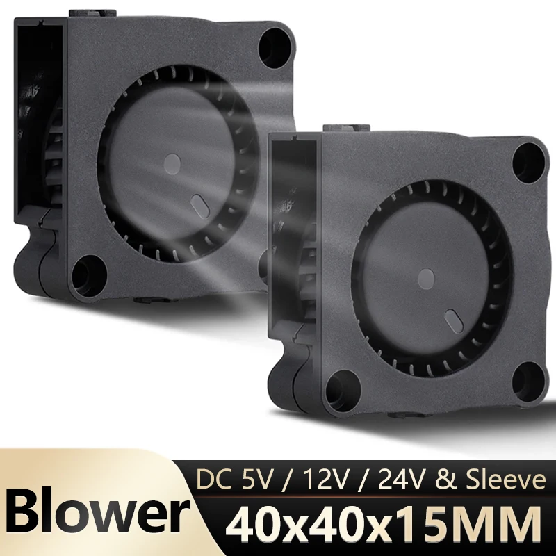 Gdtime-ventilador de Refrigeração sem Escova para Extrusora de Impressora 3d Ventilador 40 mm 24v 12v 5v dc 40x40x15 mm 4015 Peças