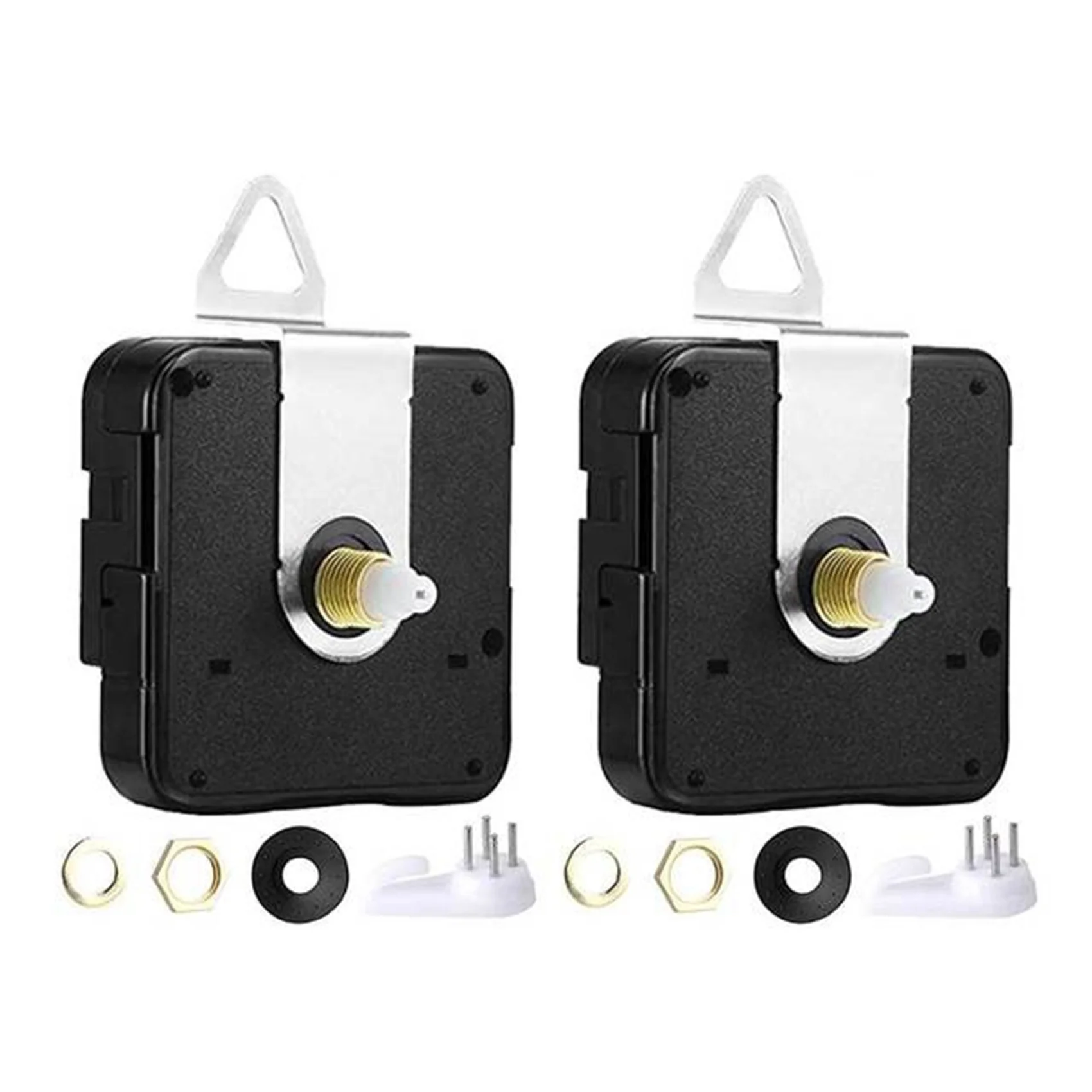 2Pcs Silent DIY Quartz Wall Clock Movement Mechanism Kit for Repair ...