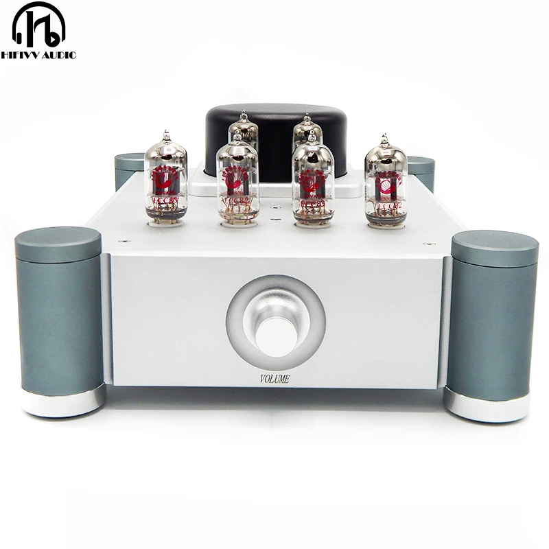 HI FI high end stereo Tube preamplifier Shuguang 12AX7 12AU7 Preceding pre-stage Tube Amplifier JJ ECC83S home sound speaker finished 12ax7 tube phono amplifier moving magnet mm riaa turntable hifi home audio amp refer ear834 circuit