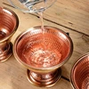 7pcs Ancient Red Copper Tantric Bowl Engraving Goblet Tibetan Bowl 8.8cm Holy Water Cup Buddhist Home's Gift Desktop Decorative 6