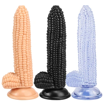 Realistic Corn Dildo – Huge Size with Suction Cup & G-Spot Design | UAE Delivery Only (NO10A)