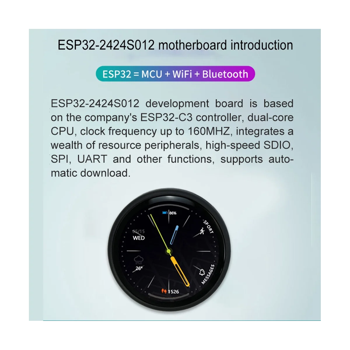 ESP32-C3  , 1.28 ġ  LCD ÷ ġ ũ,   