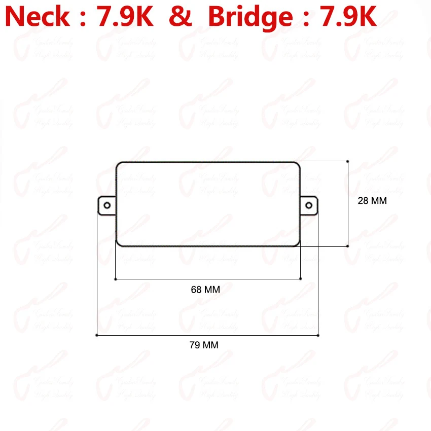 Captadores de Guitarra Conjunto Original Genuíno Epi Uptown Kat es Alnico Mini Humbucker 1 Eua - Image 4