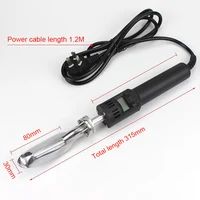 Digital display Adjustable Temperature Electric Soldering Ironing Machine Heat Press Bag Leather Craft Dry Iron Wrinkle Removal 2