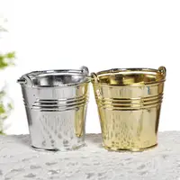 2Pcs Biscuit Storage Bucket Anti-deform Candy Storage Bucket Delicate Elegant Decorative Biscuit Storage Bucket Anti-wear 2