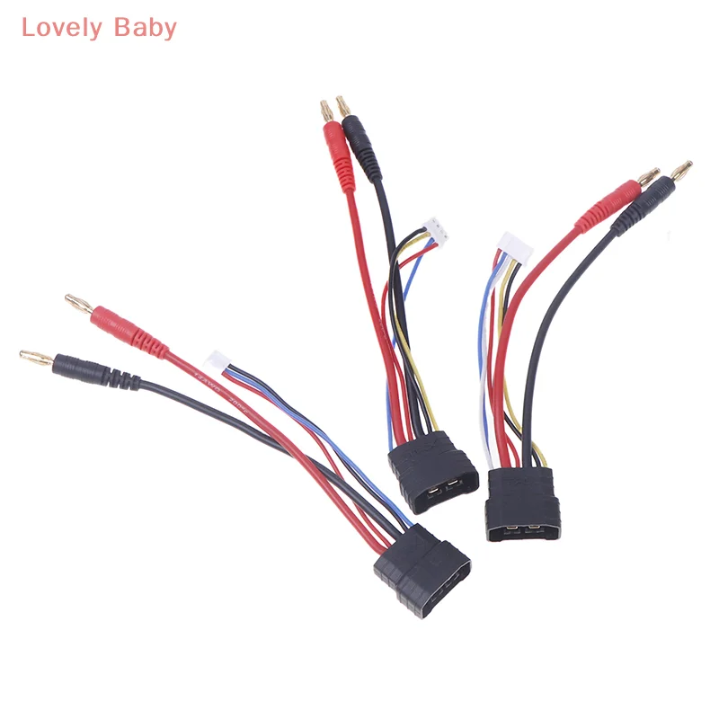 TRX ID mâle Compatible chargeur plomb 4S/3S/2S Lipo batterie balles connecteur câble de charge à 4mm banane pour TRX RC voiture – Image 5