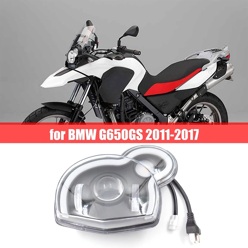 

Передняя фонарь для мотоцикла, задняя фара желтого цвета для BMW G650GS 2011-2017