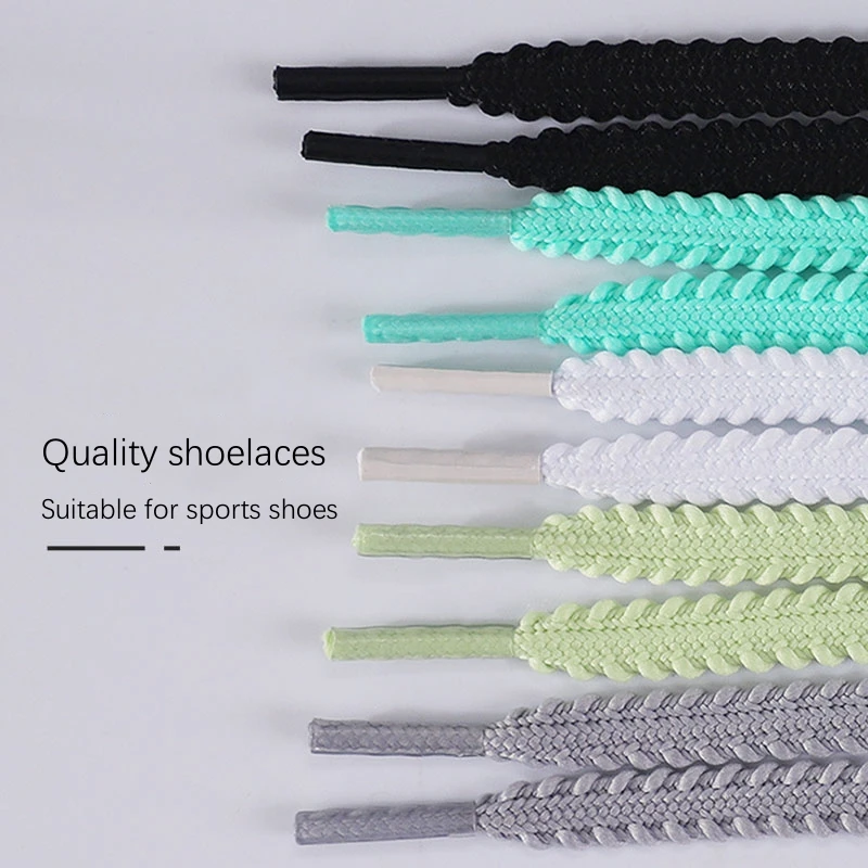 

Fashion Sports Shoelaces Rubber Band Shoes Laces for Sneakers Tennis Shoestring Casual Rope Laces 120/140/160CM Shoe Accessories