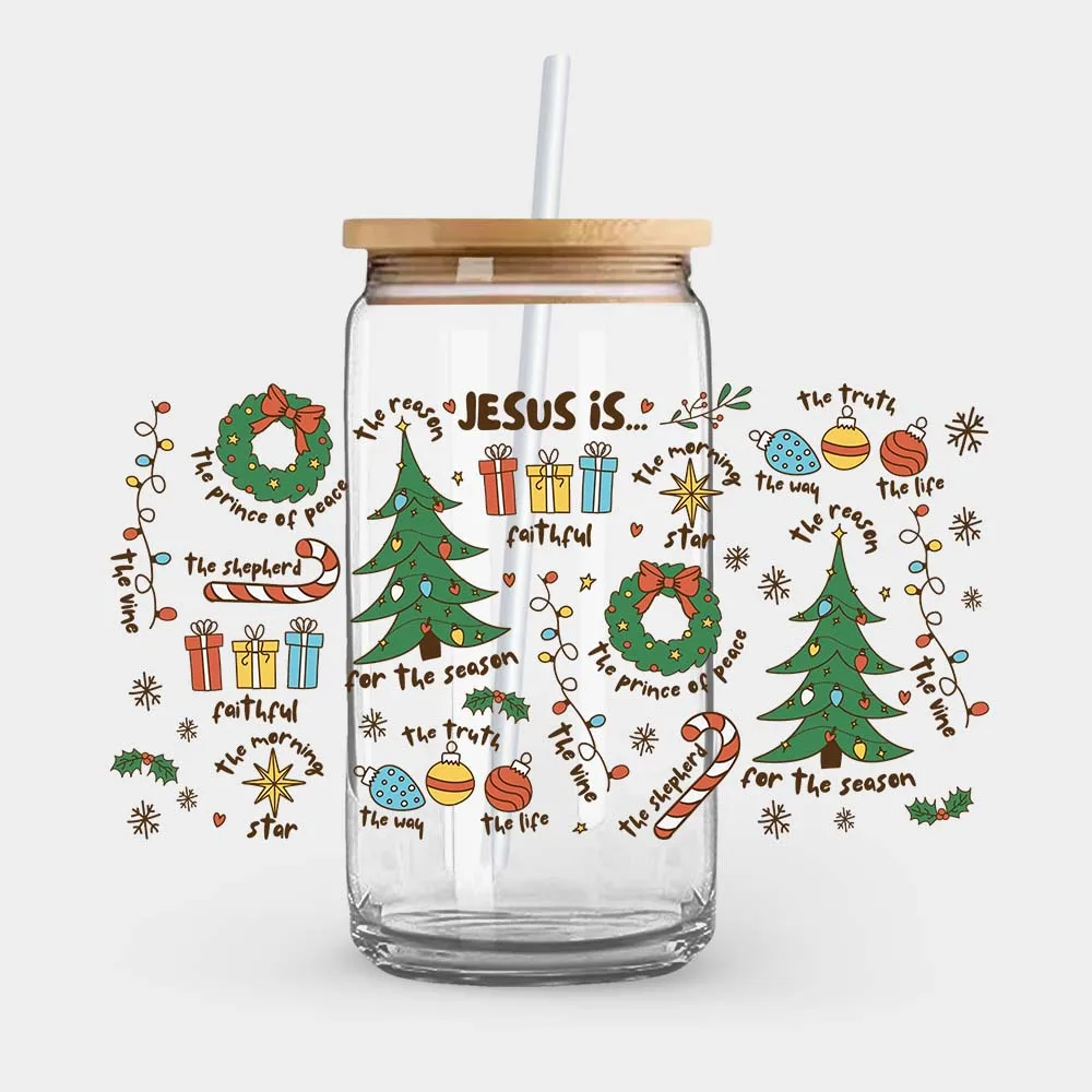 Cup Cartoon Stickers Stitch Mickey Princess Winnie the Pooh Christmas UV DTF Transfer Sticker Self-Adhesive Innovative Cup Embellishments