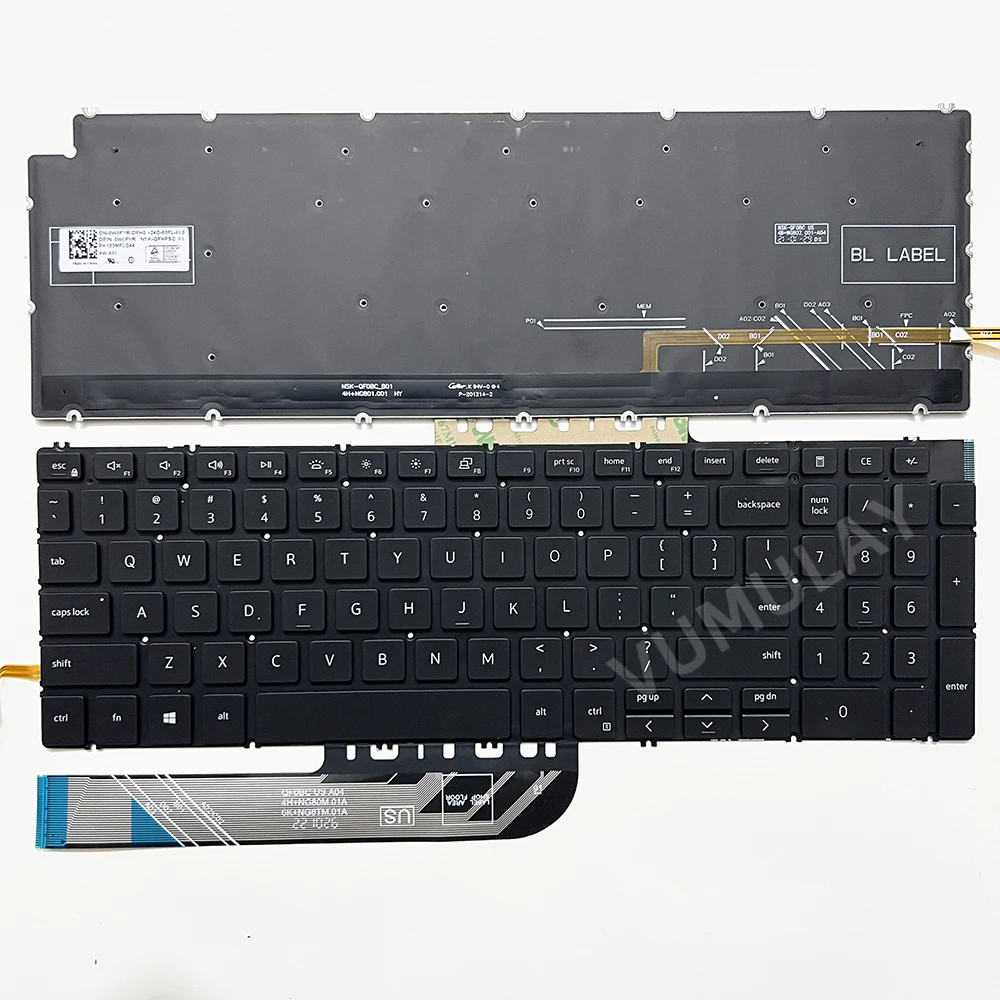 Laptop Dell Replacement Keyboard For Dell G15 5510 5511 5515 & G15