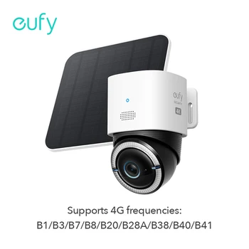 eufy Security 4G Solar Camera LTE Cam S330 4K Cellular Security Wireless Outdoor Pan & Tilt 4G Wi-Fi Duo-Mode Surveillance 1