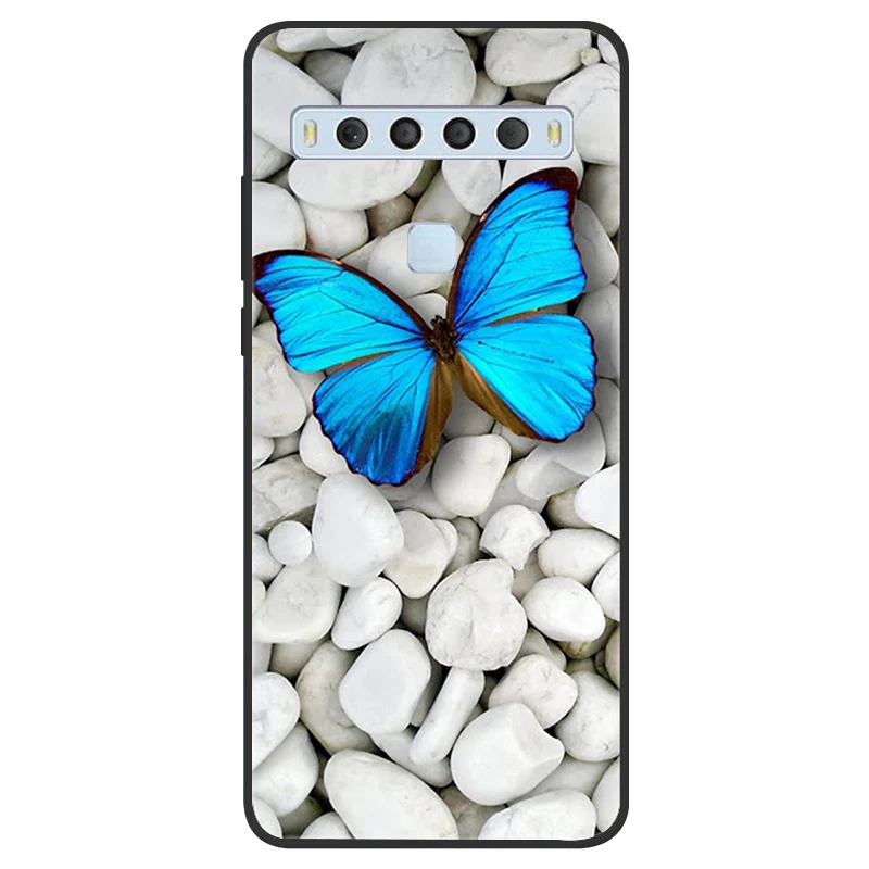 Cute Flower Paint Soft Silicone Back Cover Case