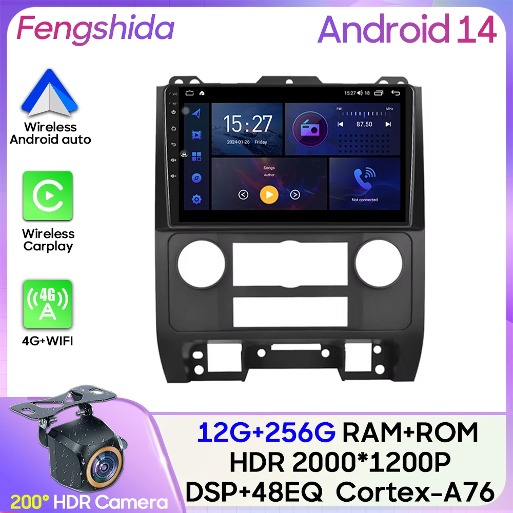 Aazon.co: Android 15 Car Stereo For Ford Escape/Ford Kuga/azda Tribute 2007-2012 With