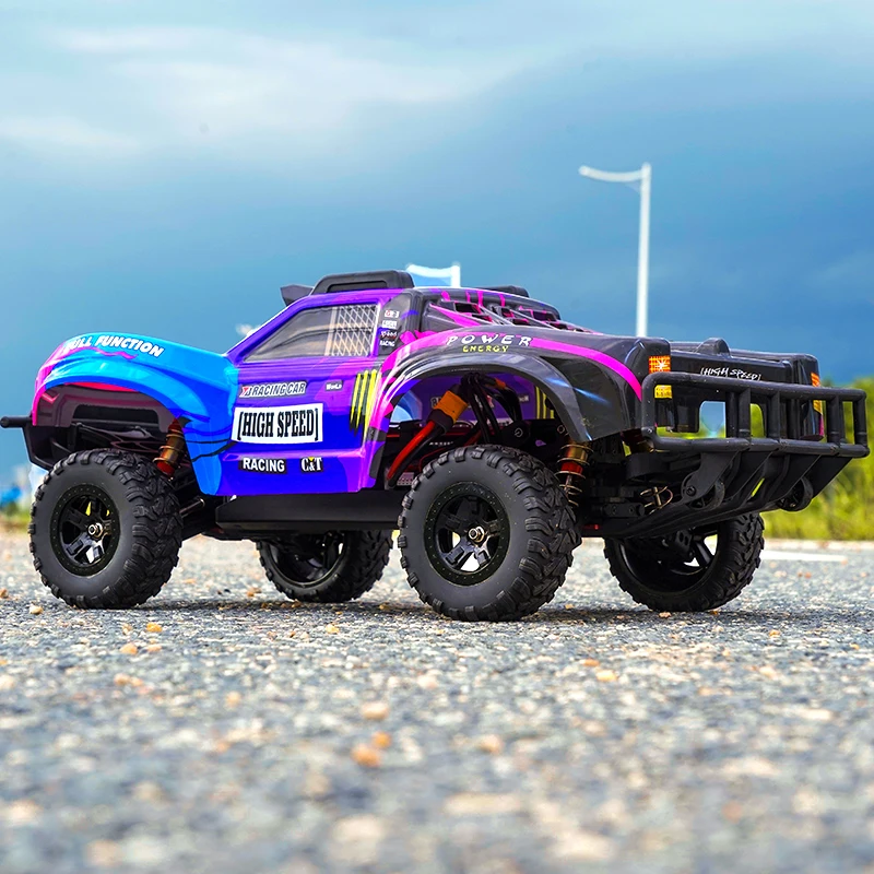 JJRC Brushless Remote Control Car 1/10 Large Rc High Speed Four Wheel Drive Short Card Climbing Off Road Vehicle Toy C8826 