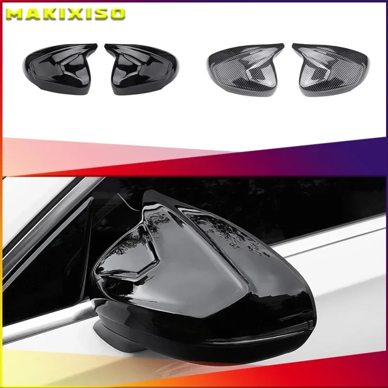 

Car Horns Rearview Mirror Cover For Mercedes Benz A Class CLA W177 C118 2018-2020 Left Hand Drive Mirror Cover Decoration