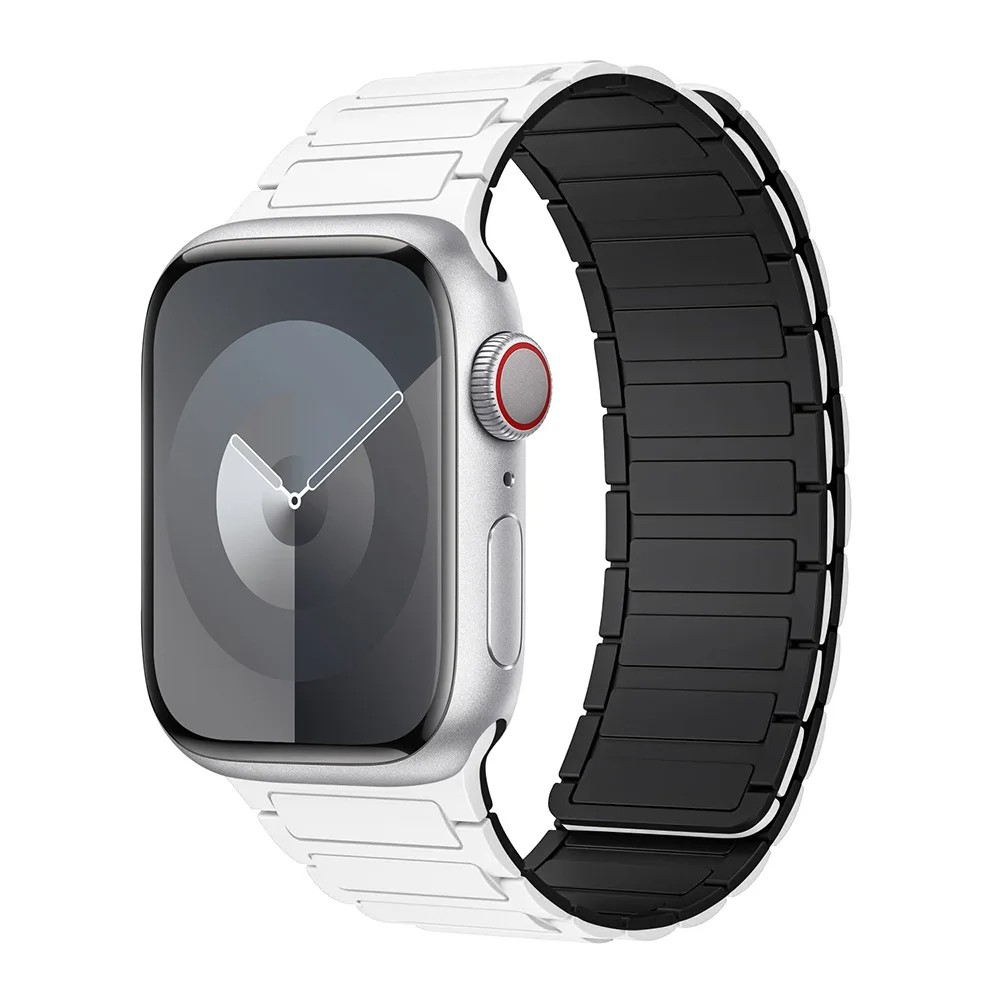 Silicone Magnetic Bracelet for Apple Watch - Universal Fit Strap