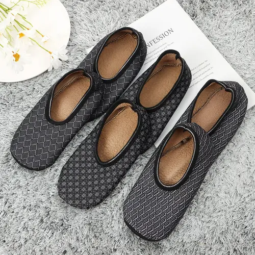 가정용 따뜻한 실내 겨울 슬리퍼, 두꺼운 바닥 양말, 침대 양말, 미끄럼 방지 양말 3