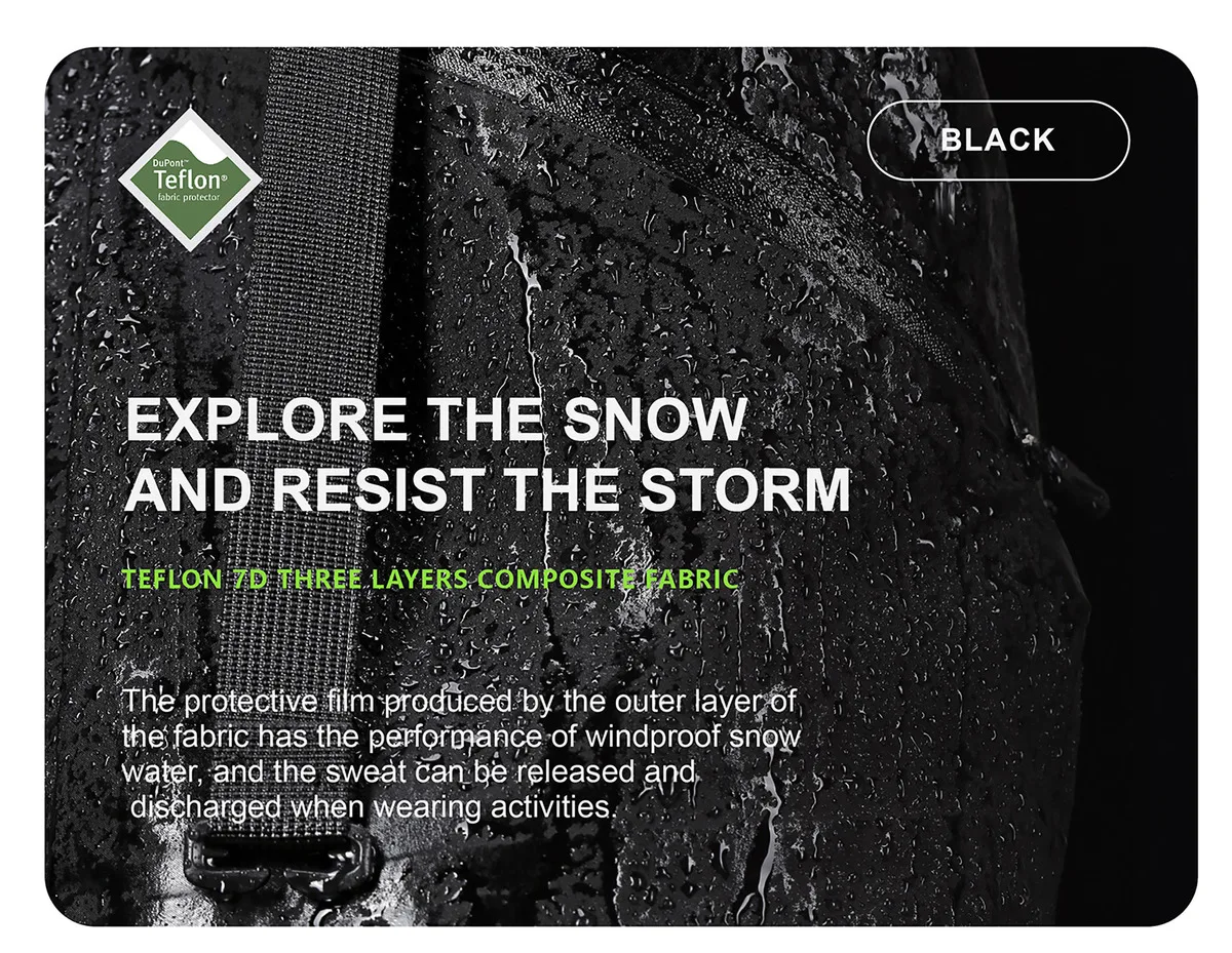 Reindee Lusion 22FW Functional outdoor waterproof ski jumpsuit 3L composite fabric fidlock buckles techwear gorpcore