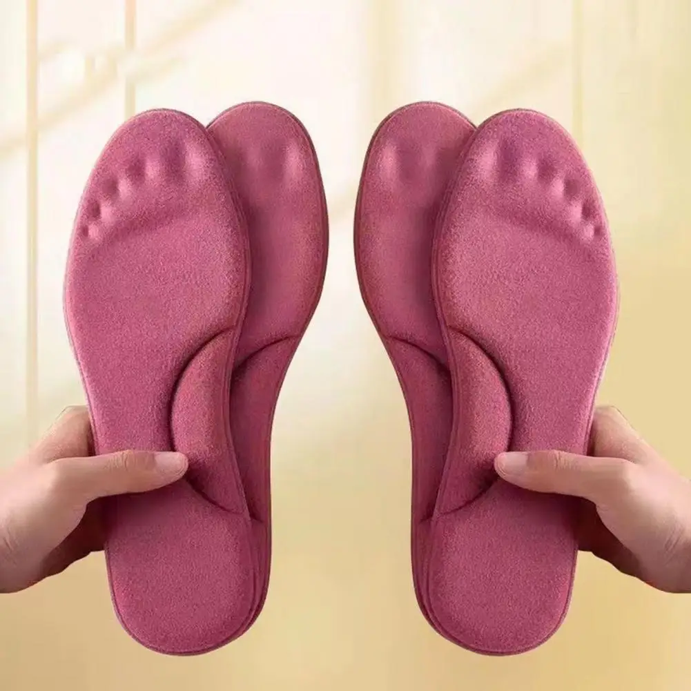 Thermal Insoles Reusable Cotton Shock-absorbing Winter Warm Self-Heated Insoles shoe insoles orthopedic insoles heated shoe insoles