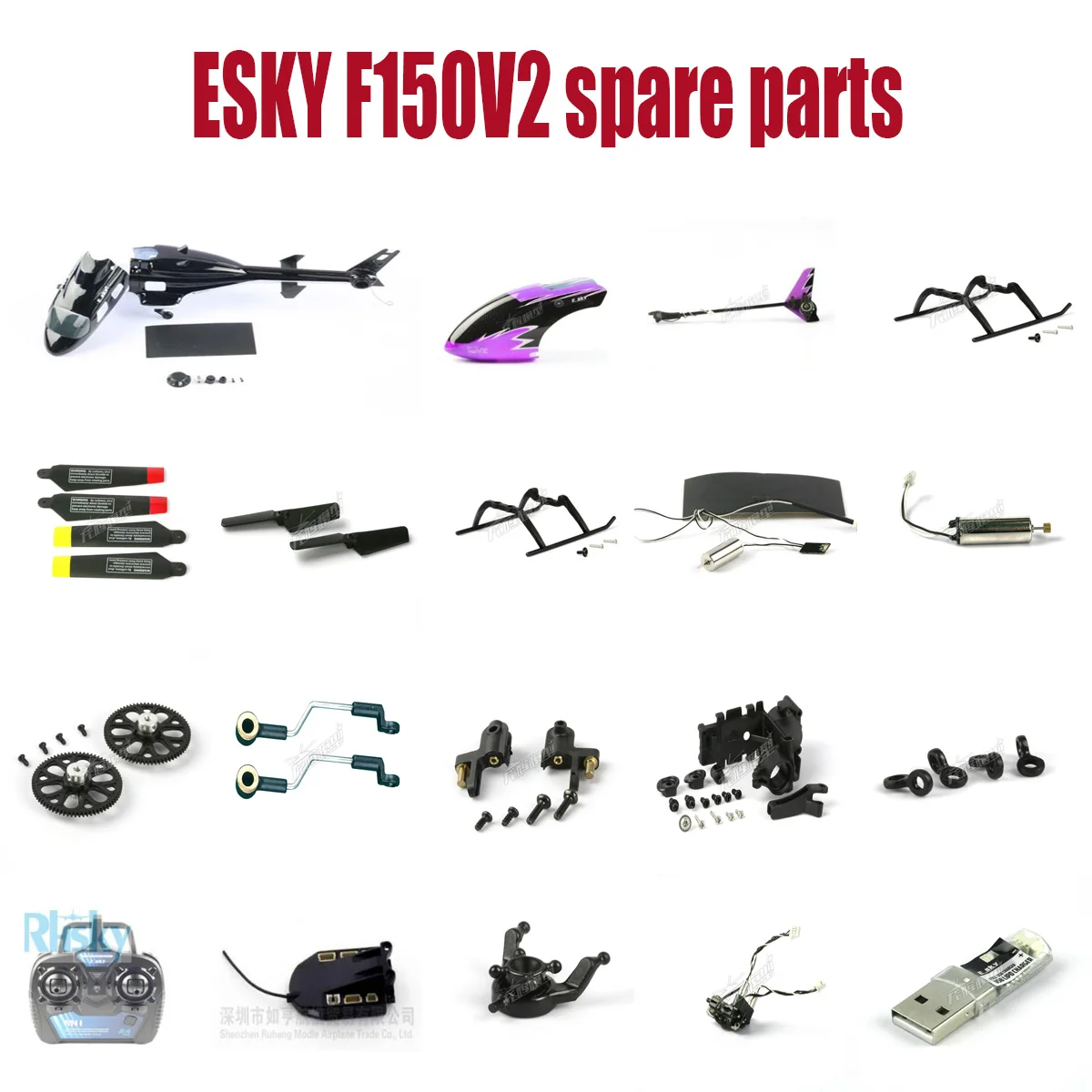 Esky F150v2 Rc Helicopter Spare Parts Fittings Scaffold Landing Gear