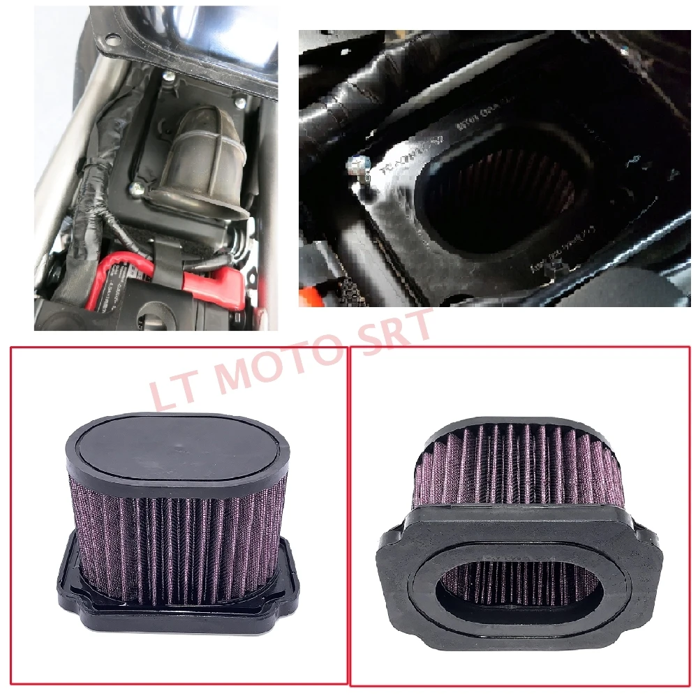 

Motorcycle Air Filter Cleaner Air Intake Replacement Cleaner Filter For Yamaha MT 07 MT07 FZ07 MT-07 Tracer 700 XSR700 2014-2021