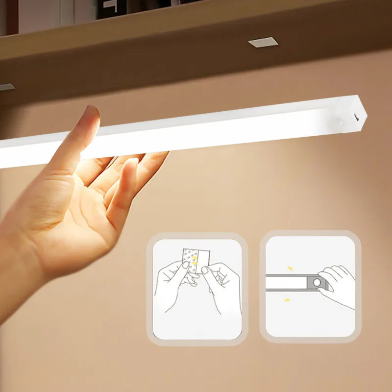 

Wireless LED Night Light Motion Sensor Light Closet Night Lamp For Kitchen Bedroom Detector Light Cabinet Staircase Backlight