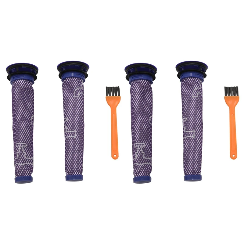 

4 шт., сменные моющиеся фильтры для Dyson Dc58 Dc59 Dc61 Dc62 V6 V7 V8