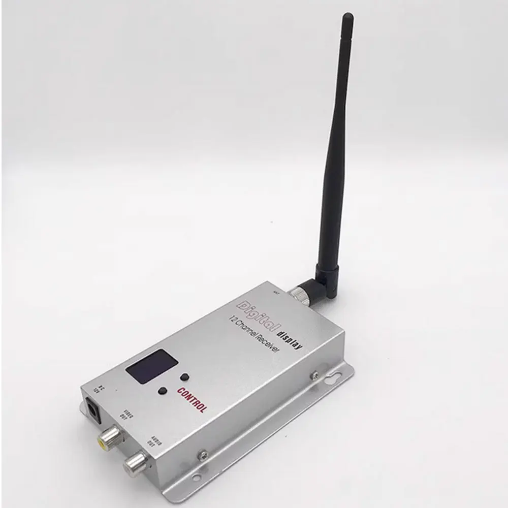 Беспроводной видеоприемник Partom 1,2G 1,5 W 12CH FPV дальность 10 км для радиоуправляемого дрона