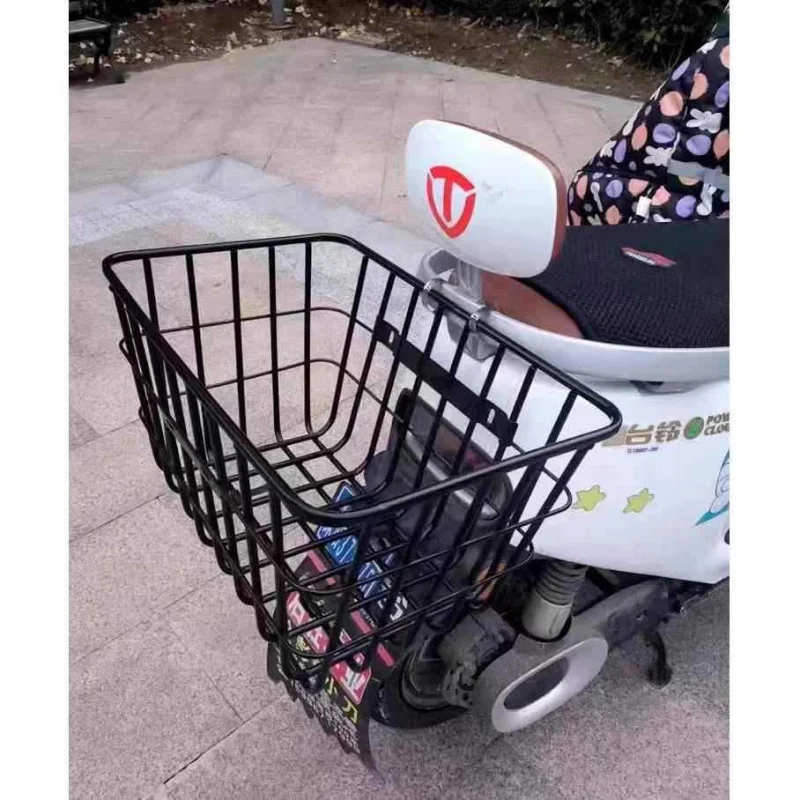Scooter Bike Rear Bike Basket Basket Accessories Waterproof Student Waterproof Thickened Bas