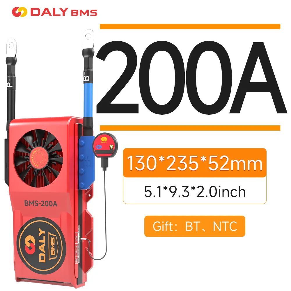 Daly Bluetoothスマート LiFePO4 BMS 12V 4S 8S 16S 200Aリン酸