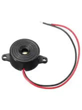  Auto Car 95DB Emergency Alarm DC 3-24V 5V 1Car 12V Beep Piezo Electronic Buzzer Alarm 95DB Continuous Sound Beeper 