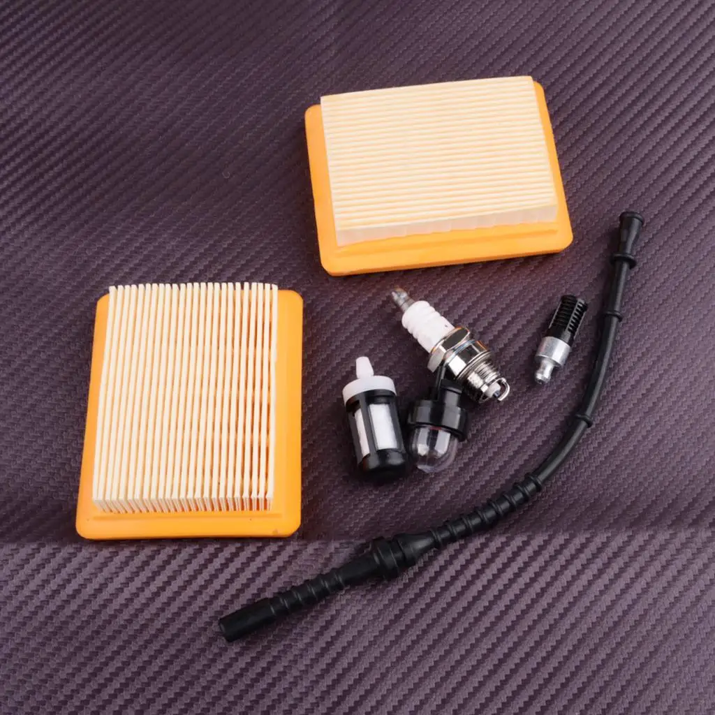 

41341410300 41283580800 Air Filter Spark Plug Line Primer Kit Fit for Stihl FS120 FS200 FS250 FS300 FS350 FS400 FS450 FS480