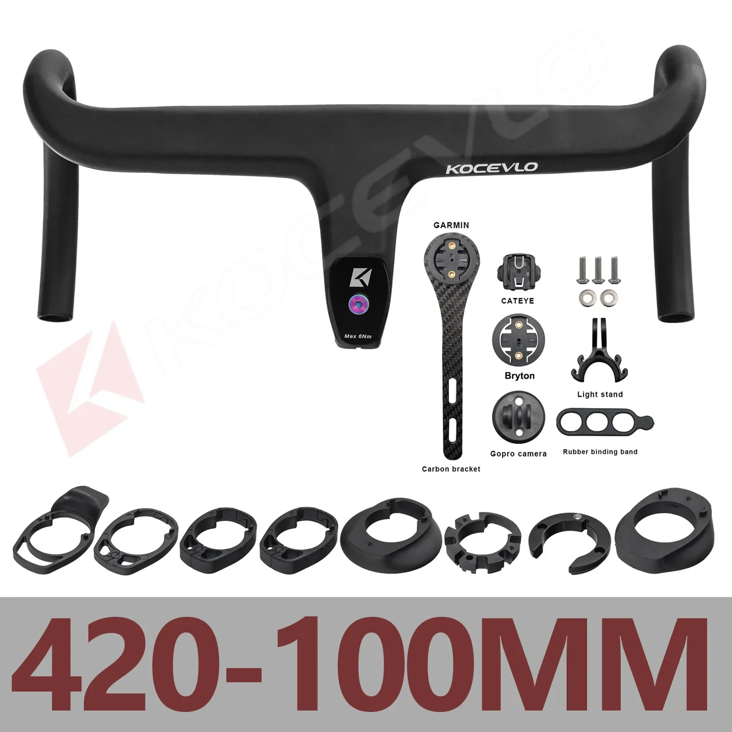 Kocevlo-一体型カーボンバイクハンドルバー、公式ロードバイク