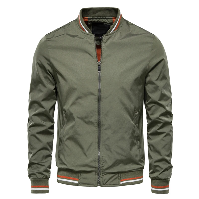 Gele Heren Leren Jas Brisban - Leather