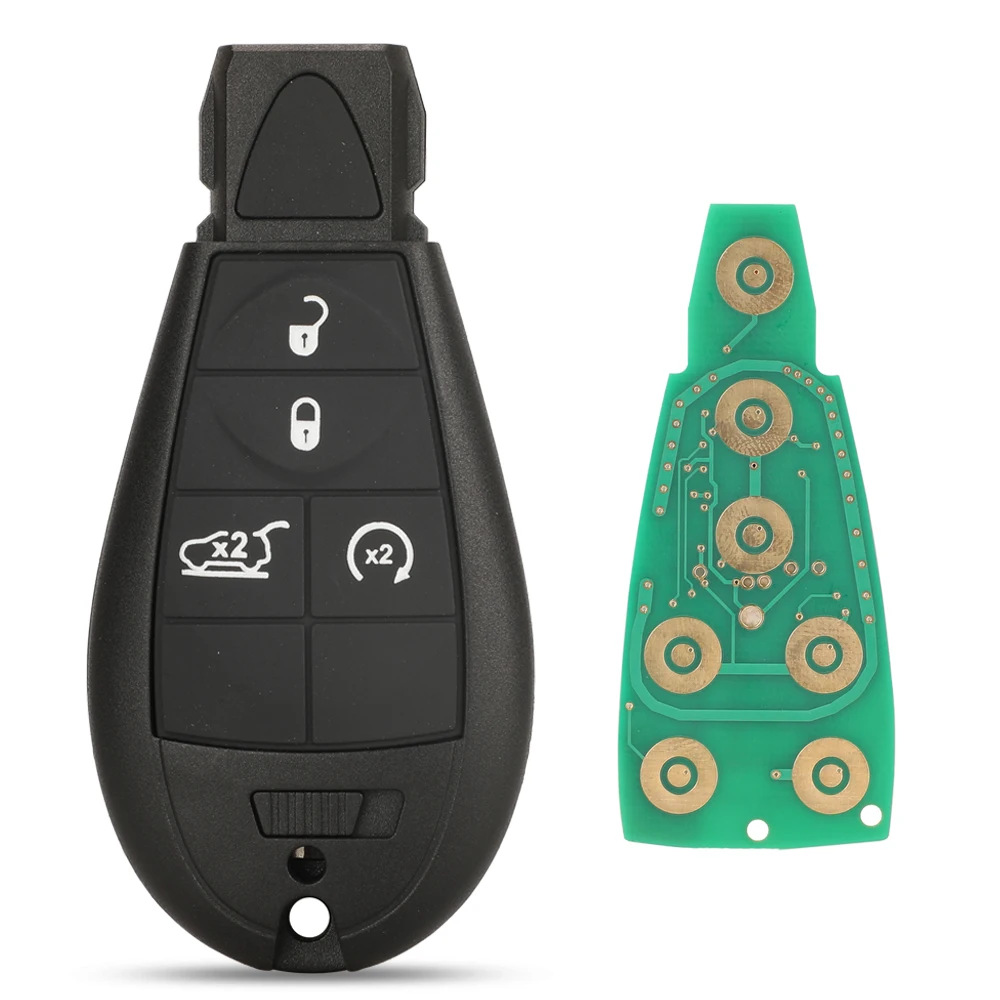 Enhanced 4-Button Remote Car Key with 433MHz Frequency and PCF7961M 4A Chip