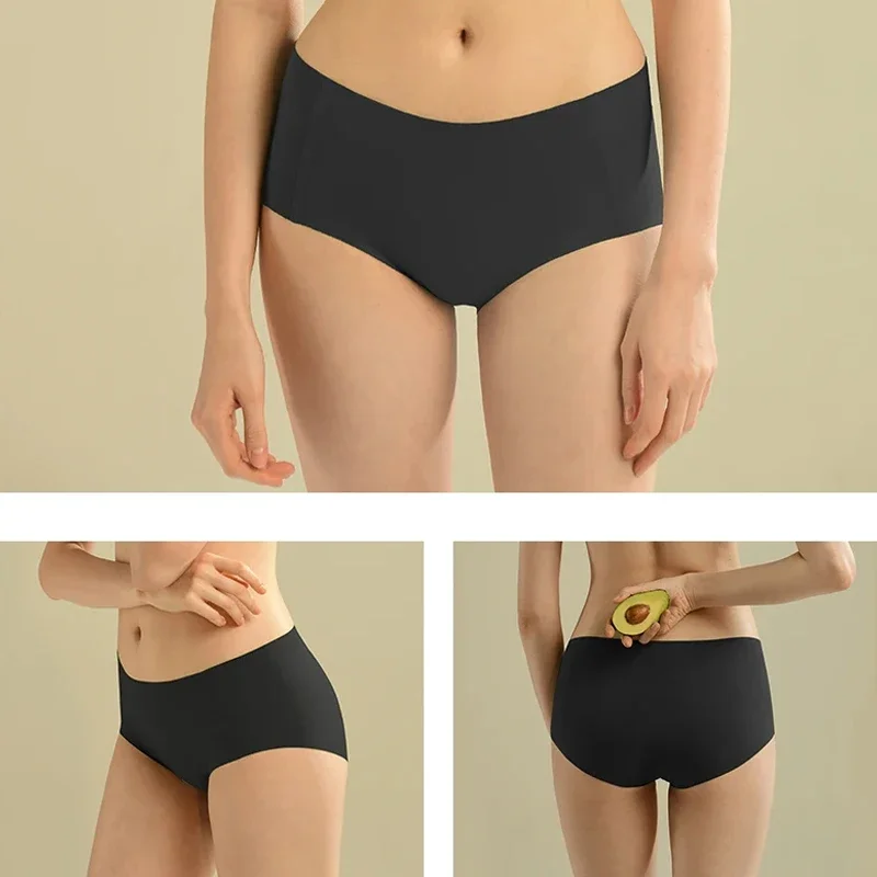 SUJIIN Seamless Panties Lingerie for Women One Piece Soft Comfortable Underwear Women Ladies Panties Stretch Underpants  M-XL