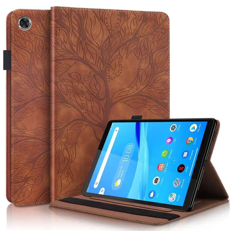 3D Tree Embossed Tablet Case