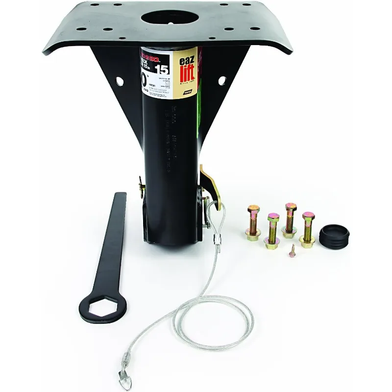 Camco Eaz-Lift 5th Wheel Gooseneck Adapter, 30,000lb Tow Rating (7,500lb Vertical Load), 15 Inches (48501)