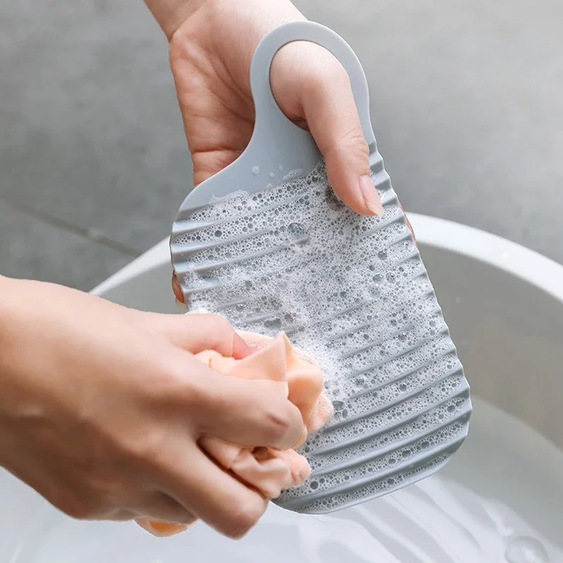 Travel Portable Thicken Mini Washboard Non Slip Laundry Accessories Board Washing Children's Clothes Socks Cleaning Products laundry board