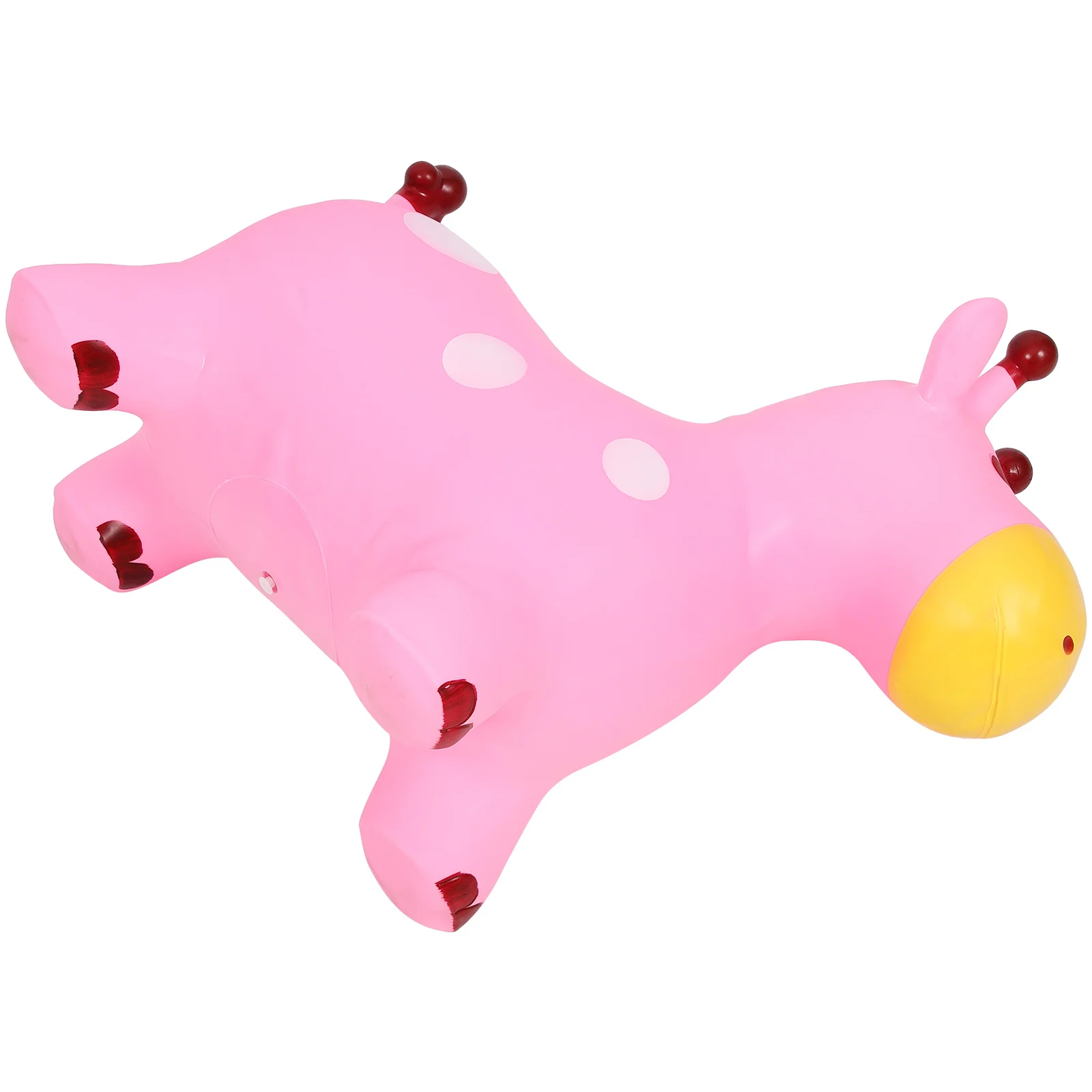 

Детский Надувной музыкальный прыгающий лошадь, эластичное детское крепление, розовый ребенок