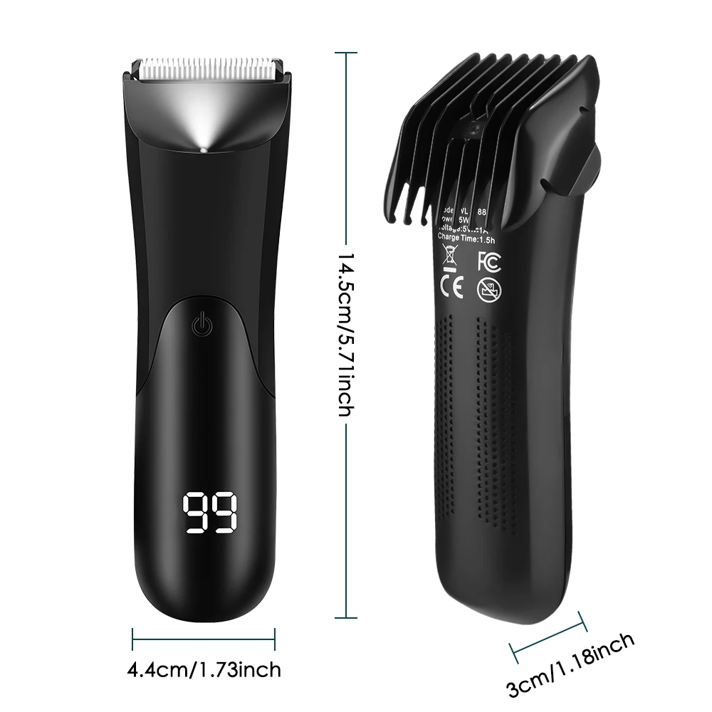Elektrische lichaamstrimmer voor dames en heren bikini scheerapparaat_voghion.com