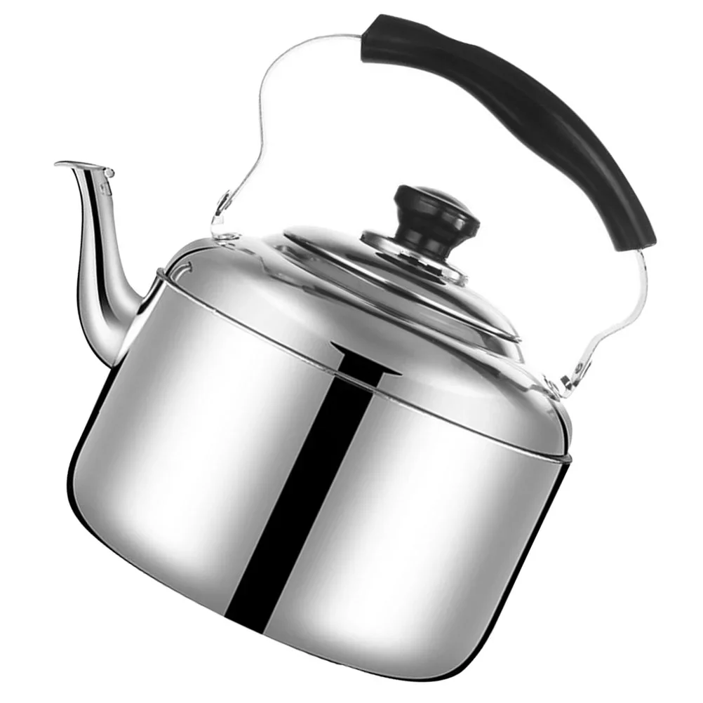 스테인리스 스틸 채반 주전자, 모카 물 끓는 소리, 휴대용 두꺼운 휘슬링 티팟 Toster Bread maker
